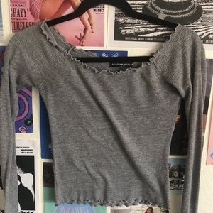 Brandy Melville off the shoulder long sleeve!